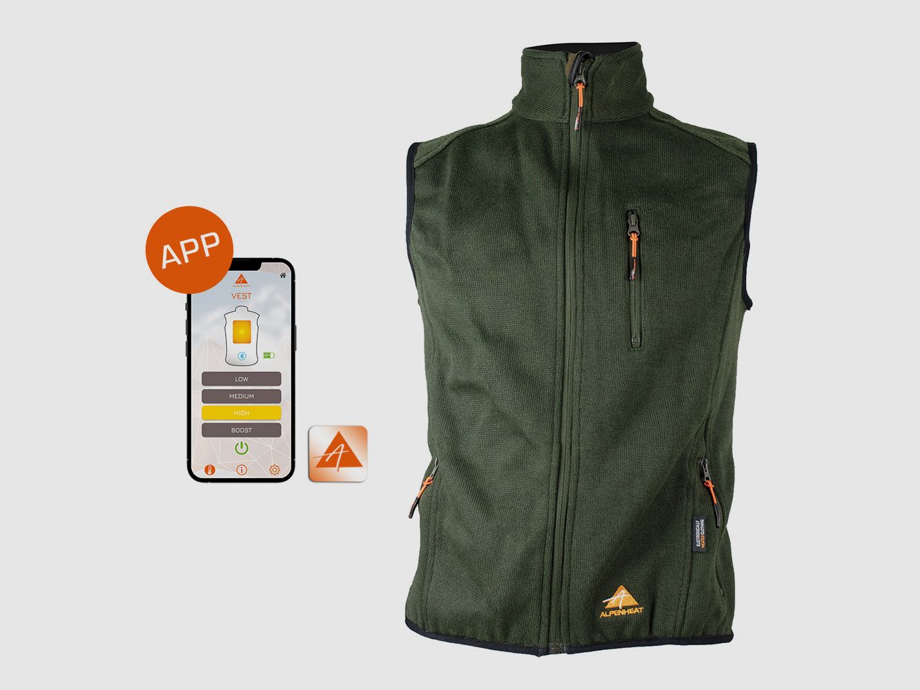 ALPENHEAT Verwarmingsvest Fire-Performance, afbeelding 1 van 4