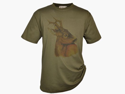 Hubertus T-Shirt Rehbock Schilf