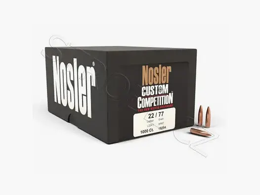 Geschosse Nosler Custom Competition .22 cal, dia .224, 77grs - MAXIpack 1000ks