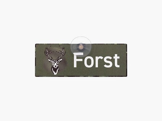 Wilde Hilde Plaque automobile Forêt