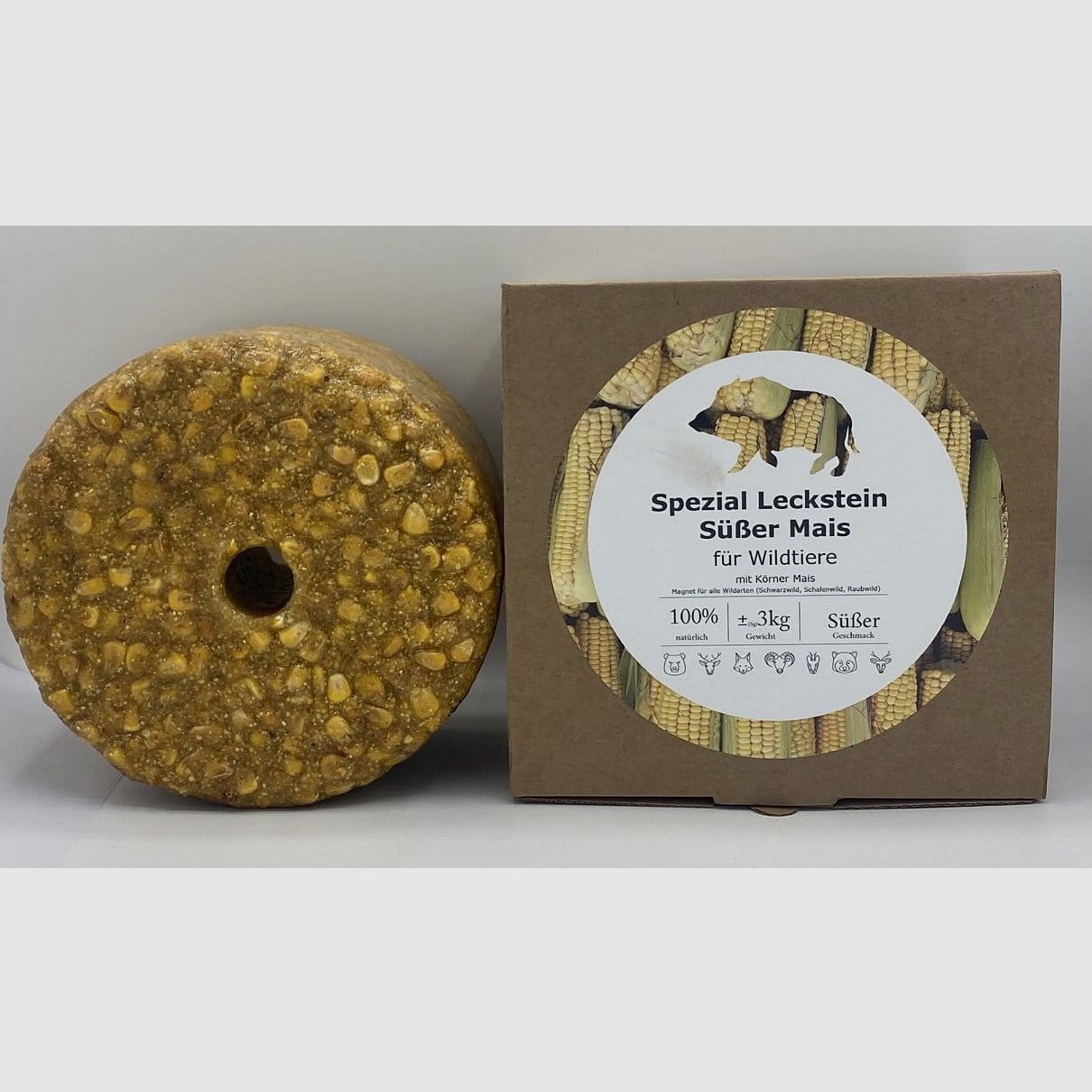 Wildlutscher Spezial Leckstein Süßer Mais