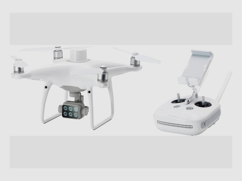 DJI Phantom 4 RTK Multispectral Drohne mit 5 Spektralkameras