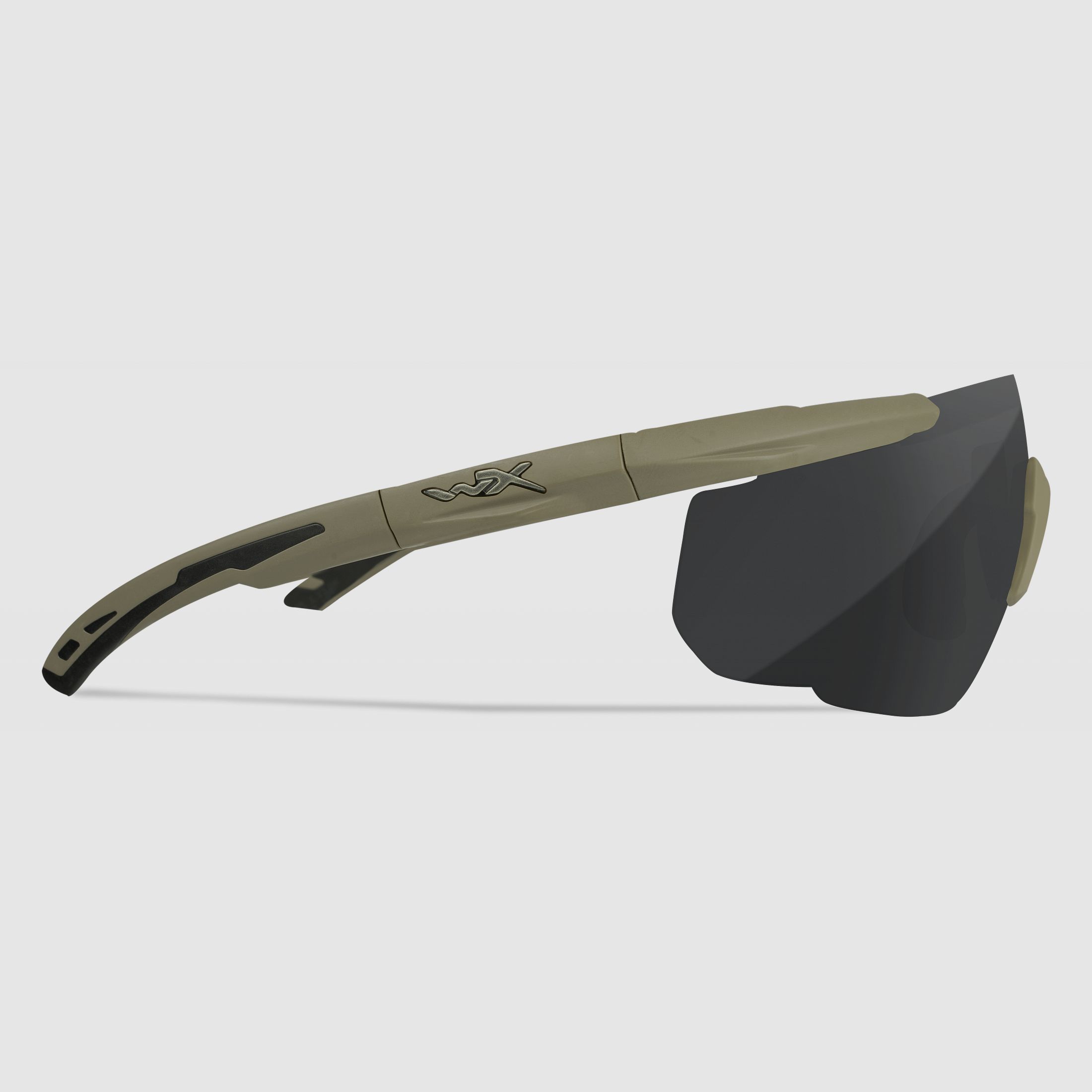 WX SABER Advanced Brille mit 3 Wechselgläsern, Gestellfarbe Matt Tarnfarbe