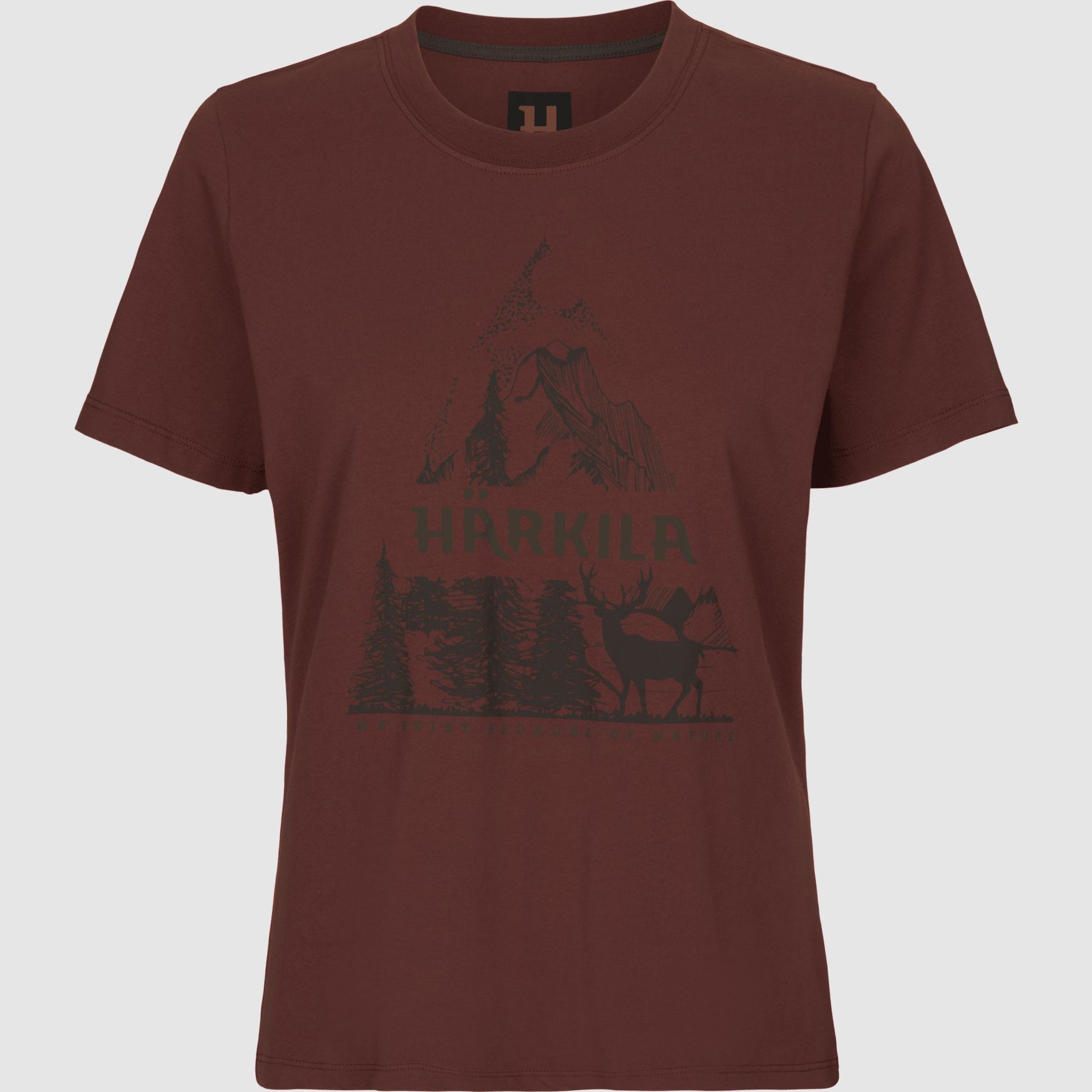 Härkila Nature S/S T-Shirt Damen Hot Chocolate, S