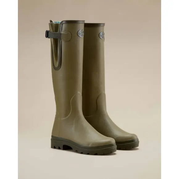 Vierzon Boots Women Le Chameau Jersey Lined Green Vierzon, image 3 of 16