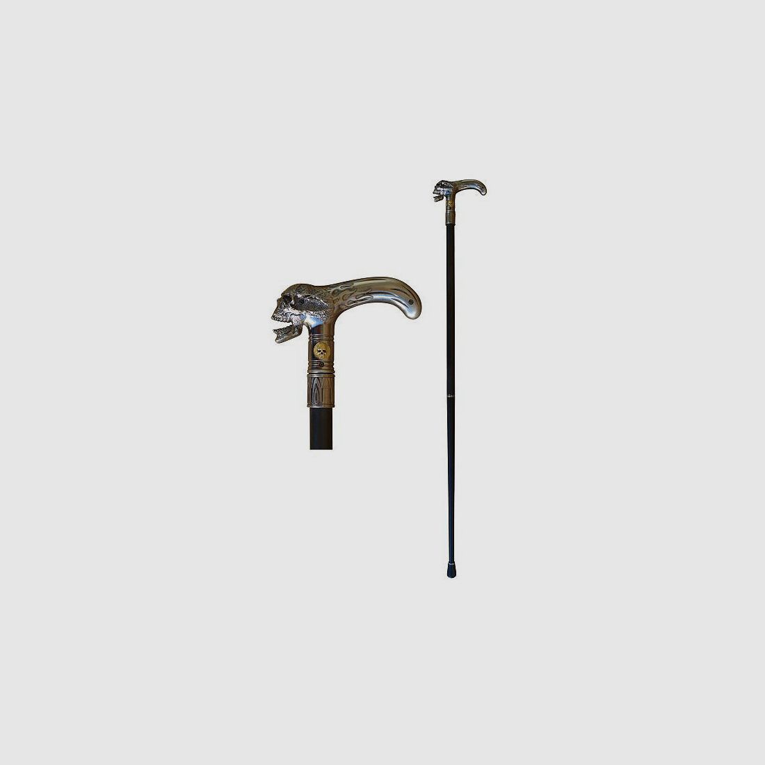 Walking stick with skull handle