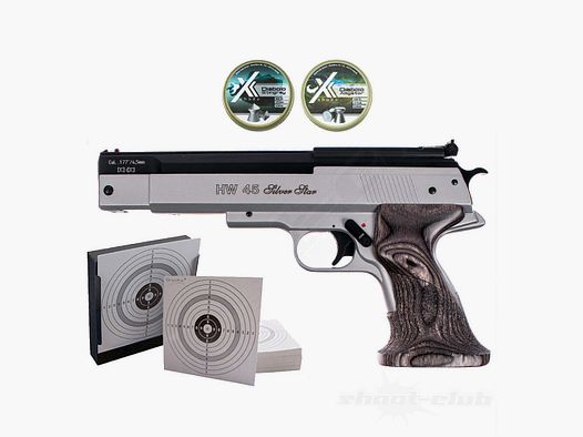 Weihrauch HW 45 Silver Star w zestawie 4,5 mm diabolo