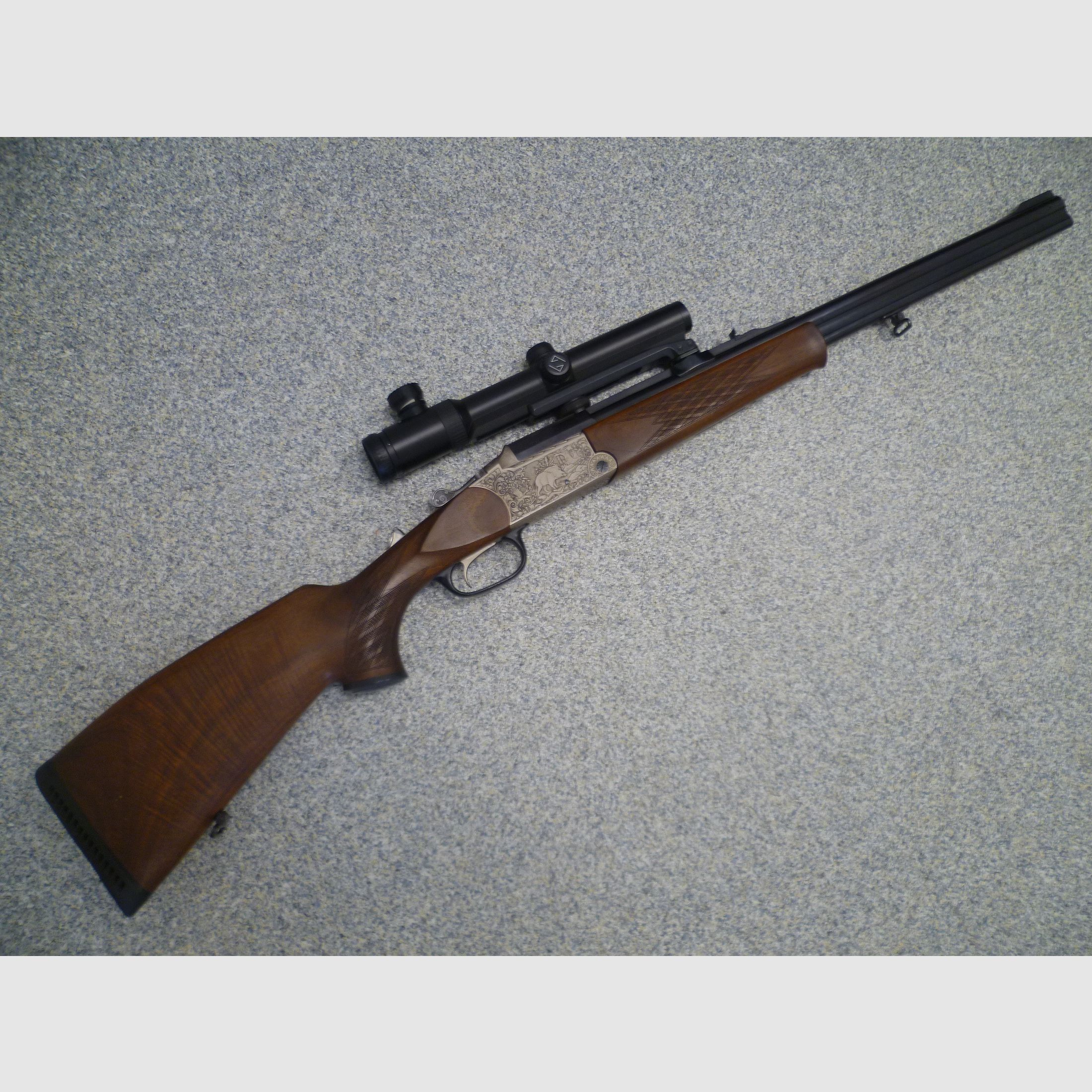 Dwulufowa strzelba Bock Blaser 9,3x74R z Zeiss Varipoint