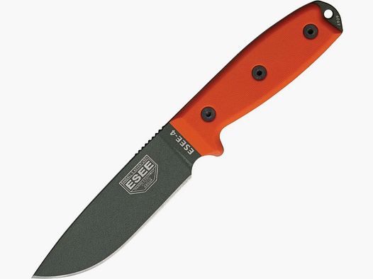 Esee Modell 4, glatte Schneide mit Kydexscheide, MOLLE