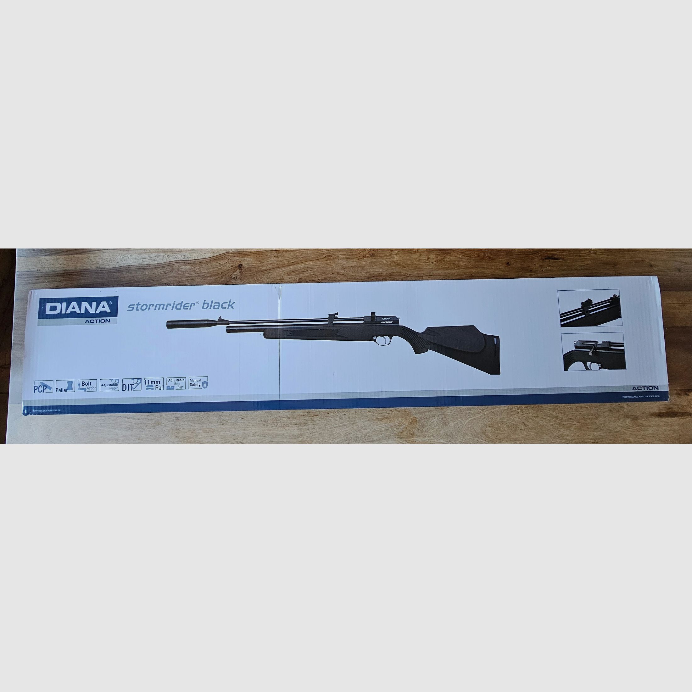 Diana Stormrider Black Pressluft Gewehr 4,5 mm Diabolo