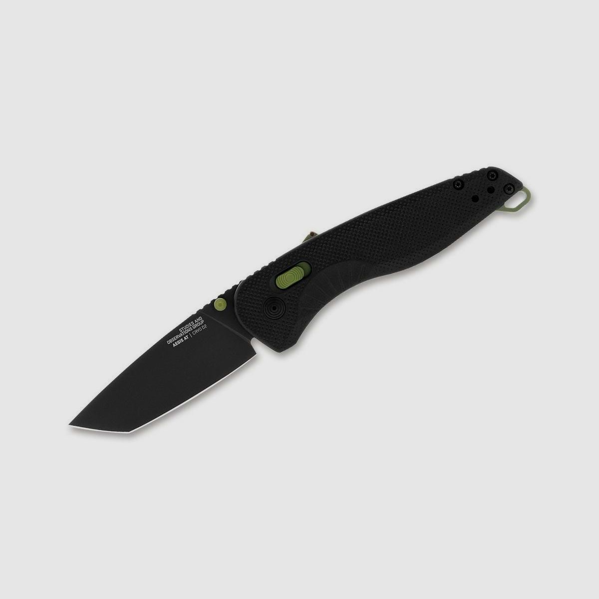 SOG Aegis AT Tanto Black assisted opening pocket knife, Bild 2 von 12