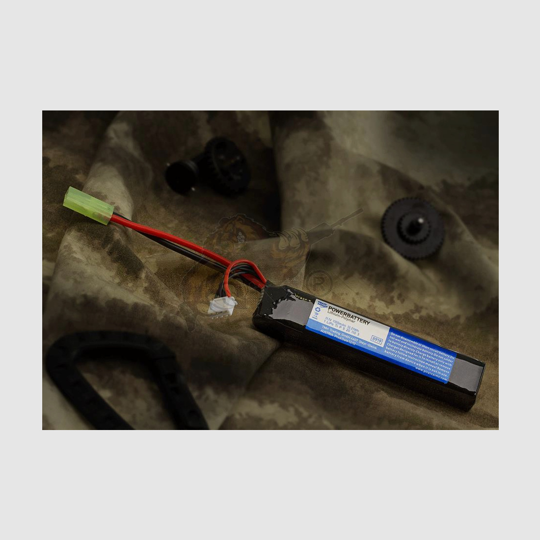 Airsoft Li-Po Akku 11.1V 1100mAh 15C Stock Type