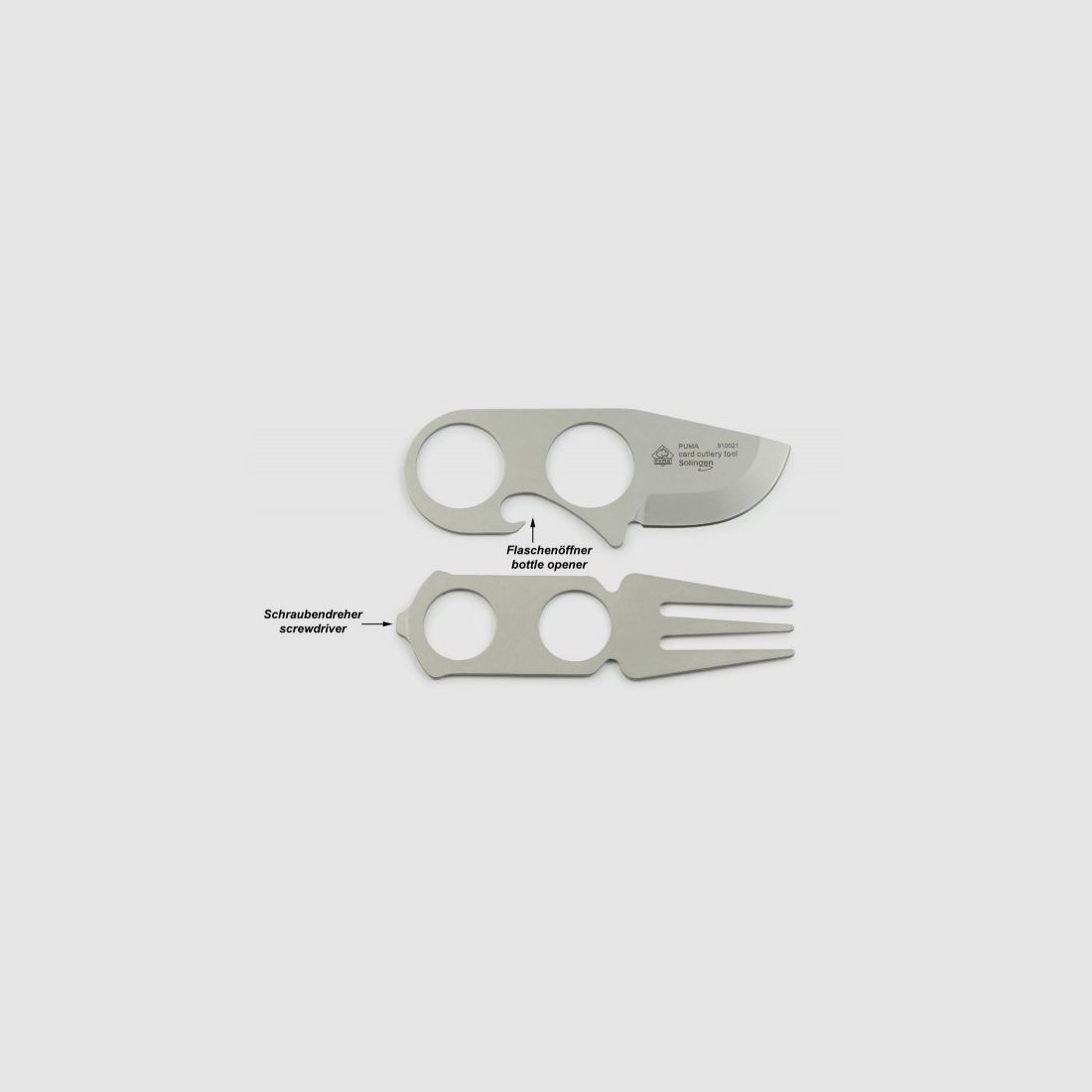 PUMA card cutlery tool