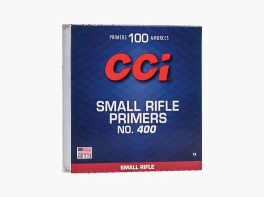 Zündhütchen Small Rifle No. 400 CCI Kat. C