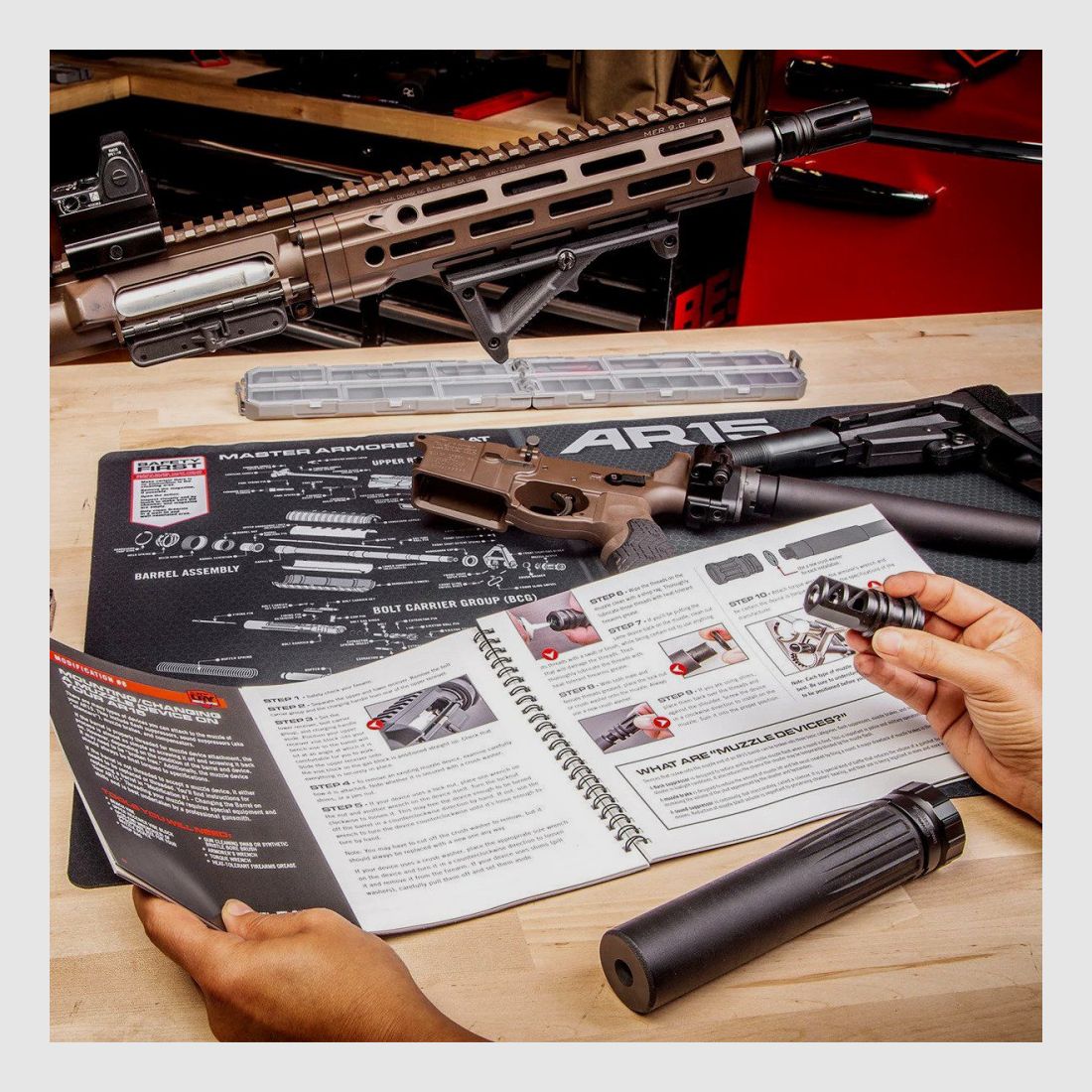 Real Avid AVTOPMODS Libro de instrucciones de las mejores modificaciones AR15, imagen 2 de 3