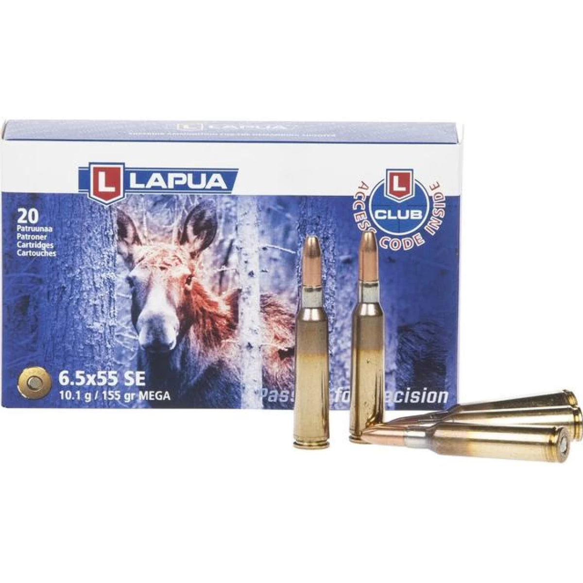 Lapua 6,5x55 MEGA | 10,1g/156gr | 20stk