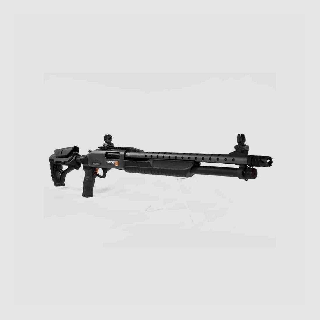 FABARM SDASS PRO TELESCOPIC STAGE 2″, Kal. 12/76 76 LL 51 cm (20″) mit Teleskopschaft CarBON Grey
