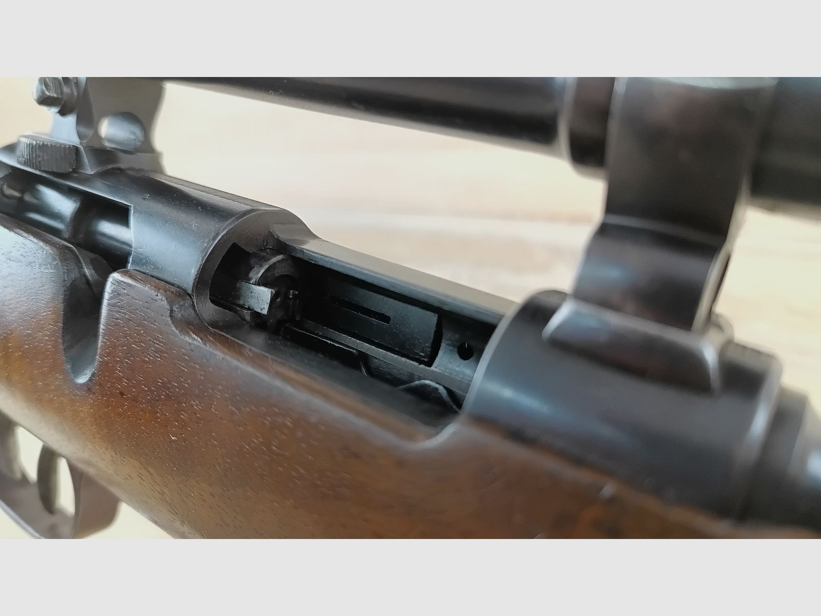 Repetierbüchse Ziegenhahn und Diem (Zi-Di-Büchse D.R.G.M), Kal. 5,6x35R, Vierling *mit ZF Kahles Mignon*