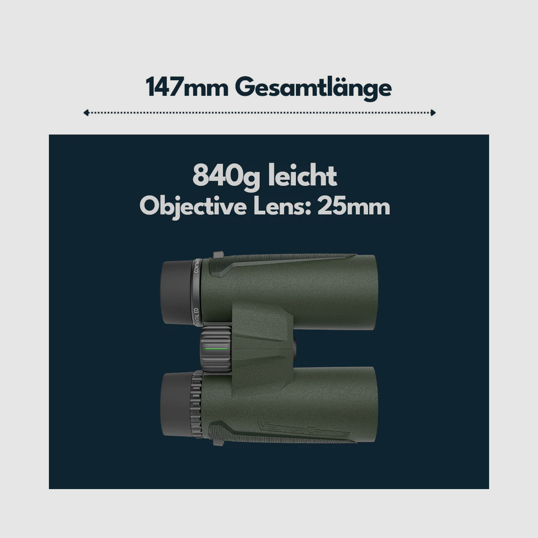 Vector Optics SCBO-14 Continental 8x42 ED Binoculars, OD Green