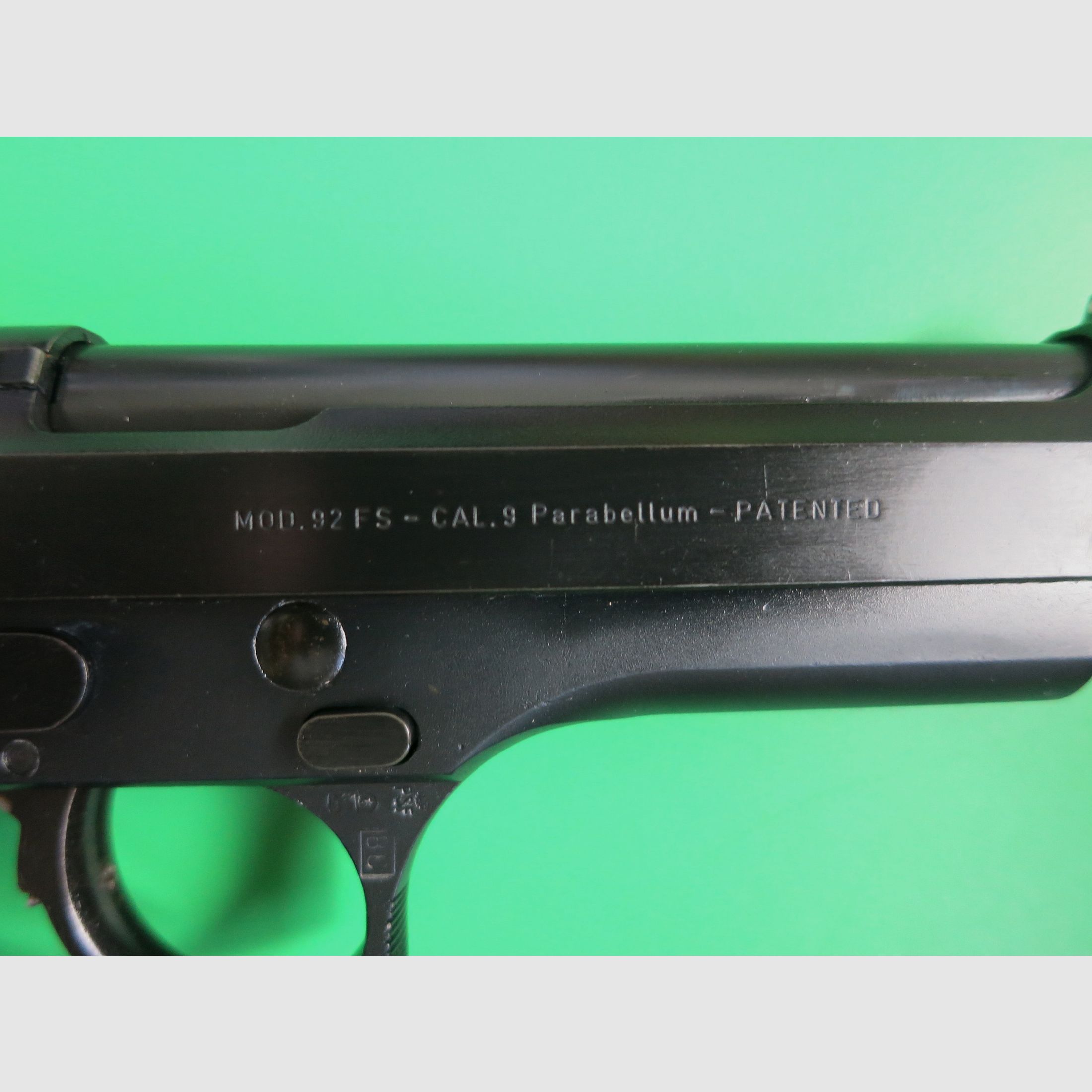 Semi-automatic pistol Beretta 92 FS (black), 9 mm Luger, pistol of the US armed forces #29