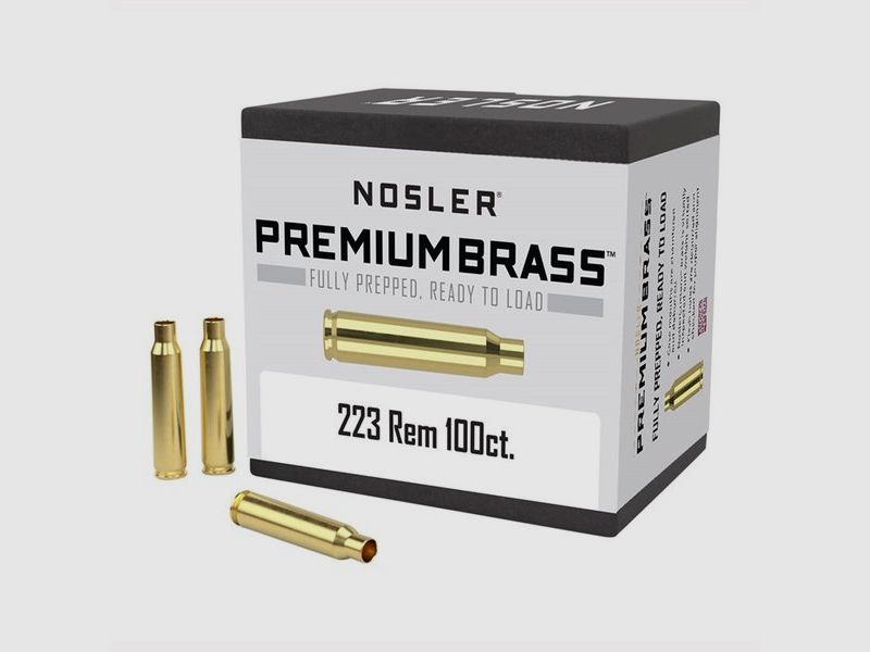 NOSLER 223 REMINGTON BRASS 100/BOX