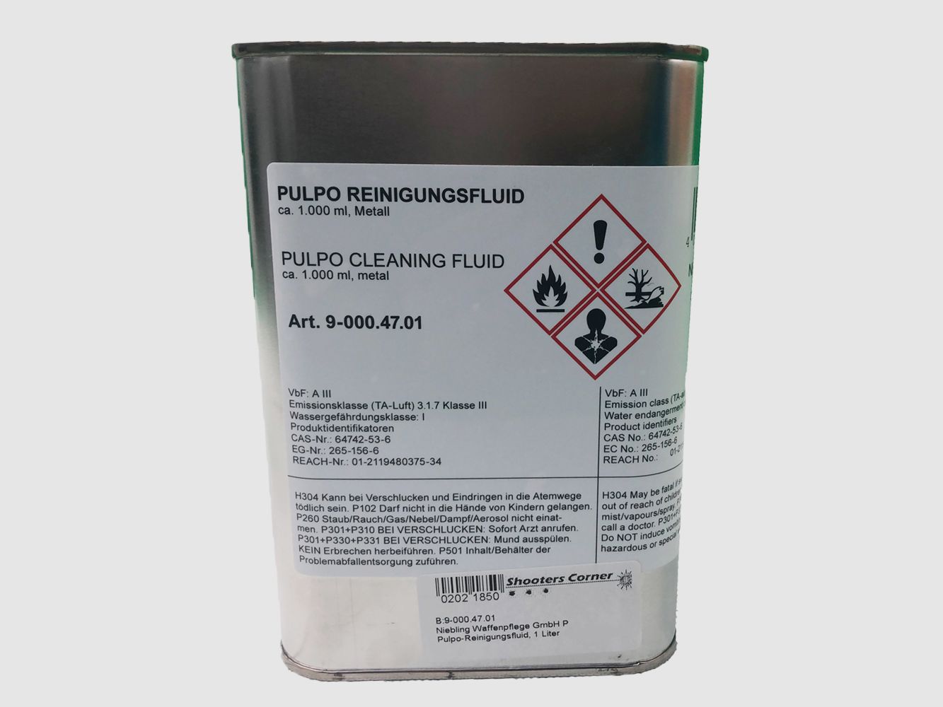 Niebling Pulpo-Reinigungsfluid, 1 Liter