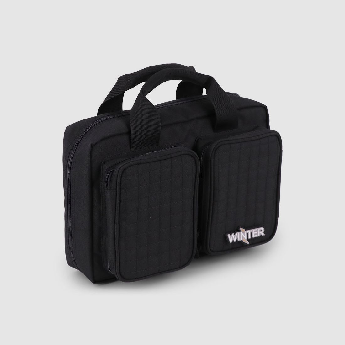 Winter Pistolentasche W8 für 2 Kurzwaffen – 8 Magazinhalter, 1000D, abschließbar (Night)