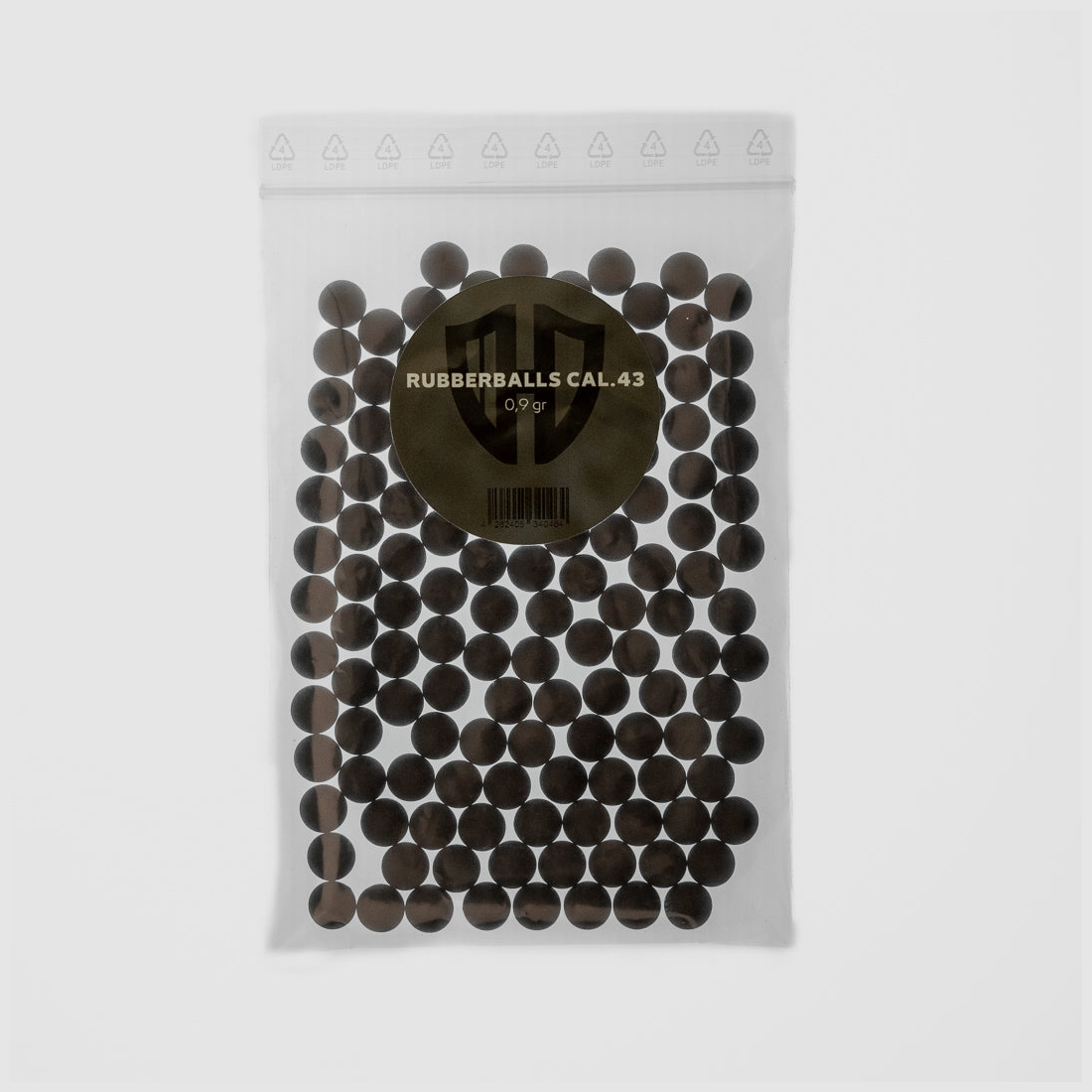100 x rubber balls Cal 0.43 | PPQ M2 | T4E TPM1 | extra hard | Homedefence-24