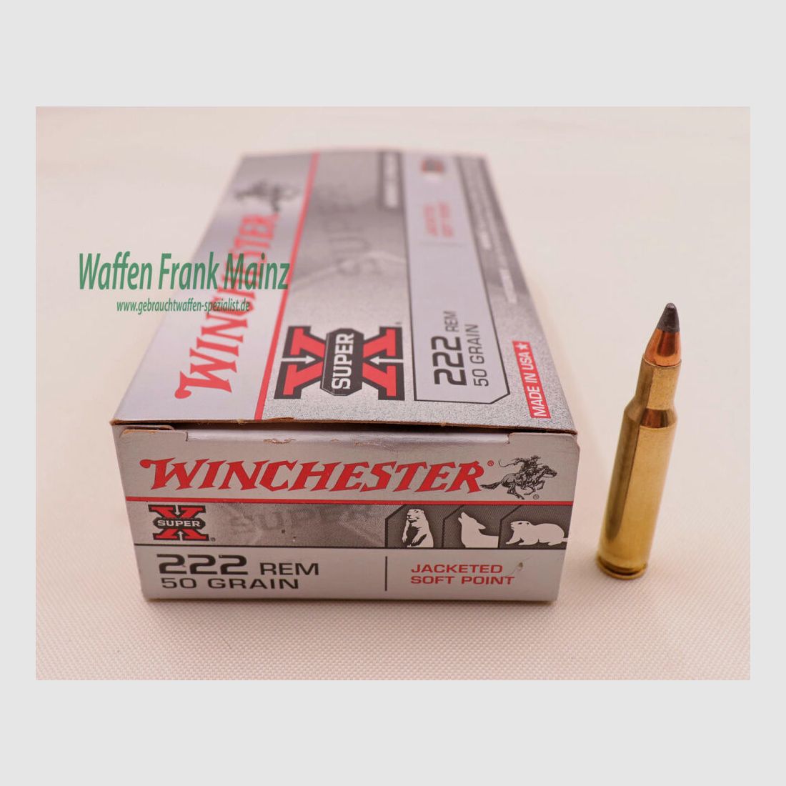Winchester - USA Cartouches de fusil .222Rem