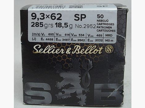 9,3x62 SP - 18,5g/285gr (a50)