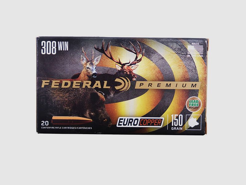 Federal .308 Win. Trophy Copper 9.7g/150gr.