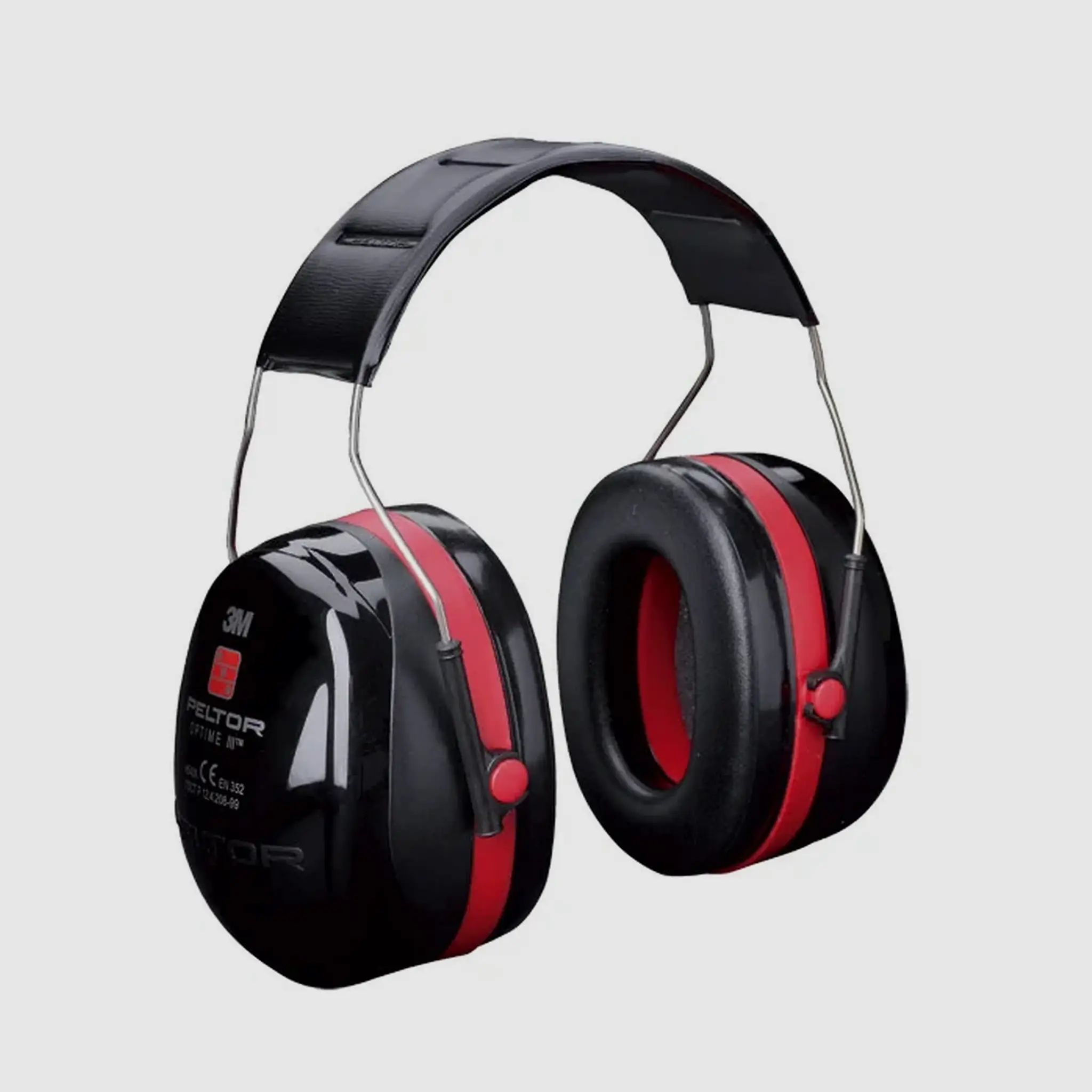 3M Peltor Optime III Kapselgehörschützer schwarz/rot