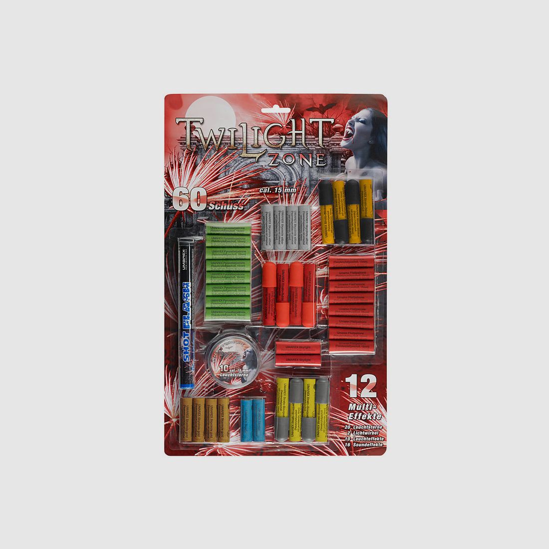 Pyro Umarex Twilight Zone Feuerwerkssortiment 60er Blister (P18)