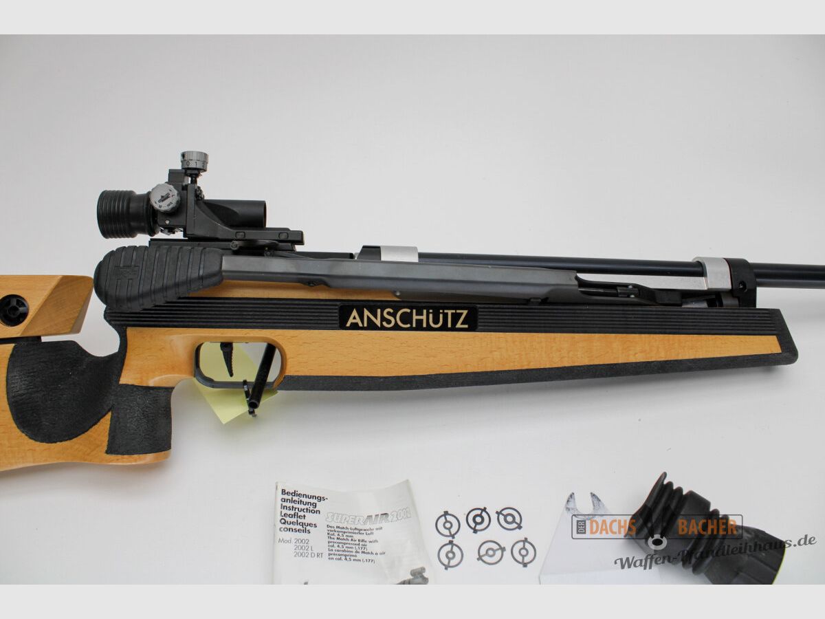 LG Luftgewehr Anschütz SuperAir 2000 Kal 4,5mm mit Diopter F-Zeichen, Bild 6 von 9