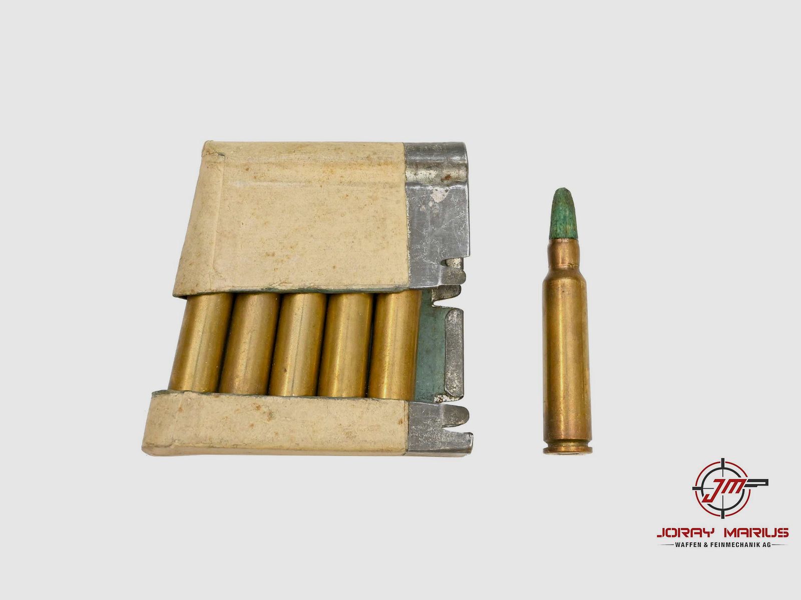 7.5×55 GP11 balle en bois 10/1912 cartouche de collection
