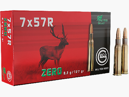 Geco Zero 7x57 R 20 stuks 8,2 gram / 127 grain.