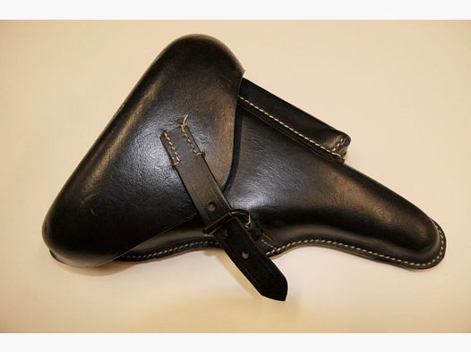 Egleuner GmbH WH Holster MAUSER P08 Luger, leather black new production / reproduction P.08