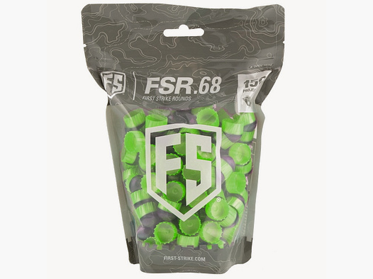 First Strike Paintballs bolsa de 150 disparos (gris/verde)