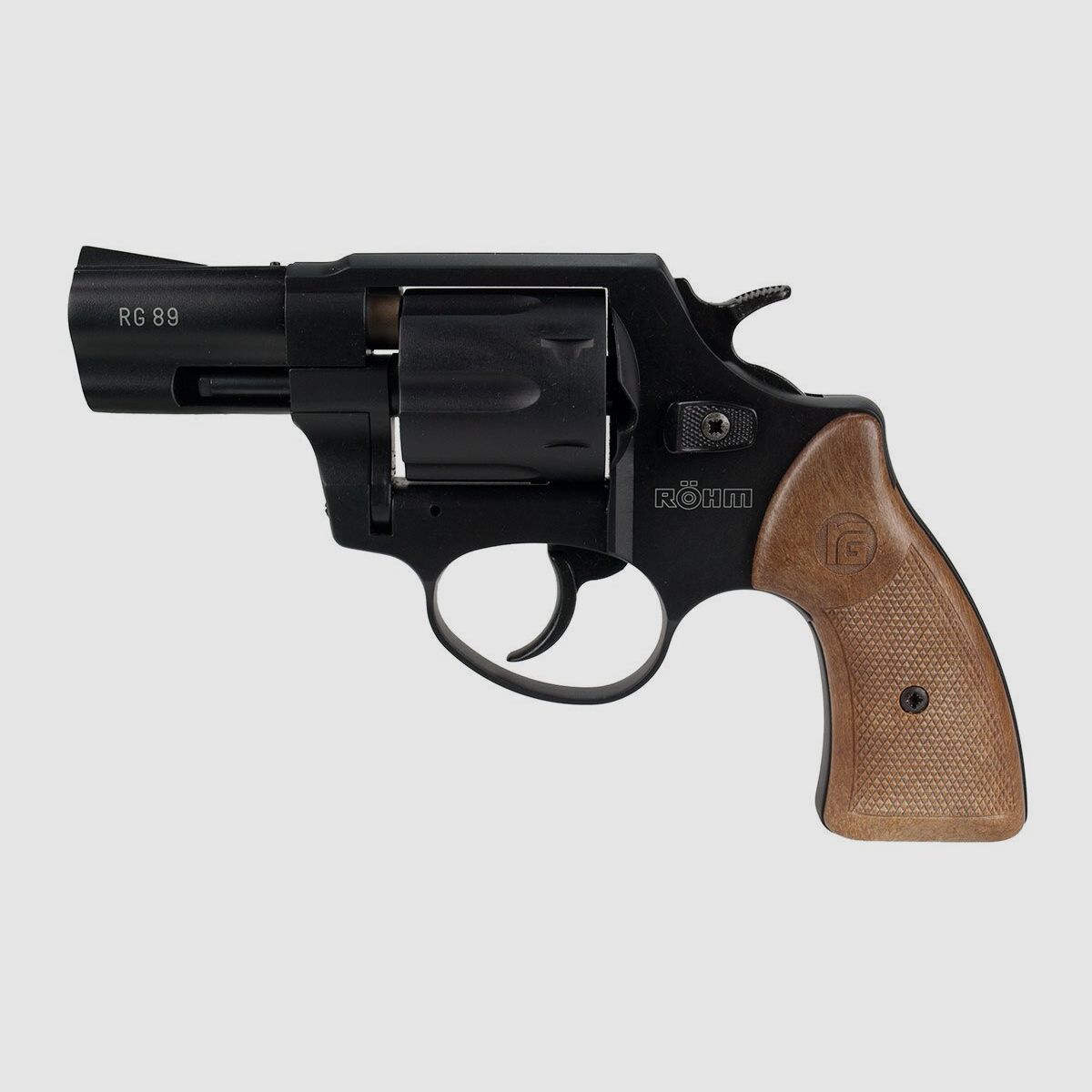 Revolver Röhm RG89 avec coupelle de tir Schreckschuss 9mm