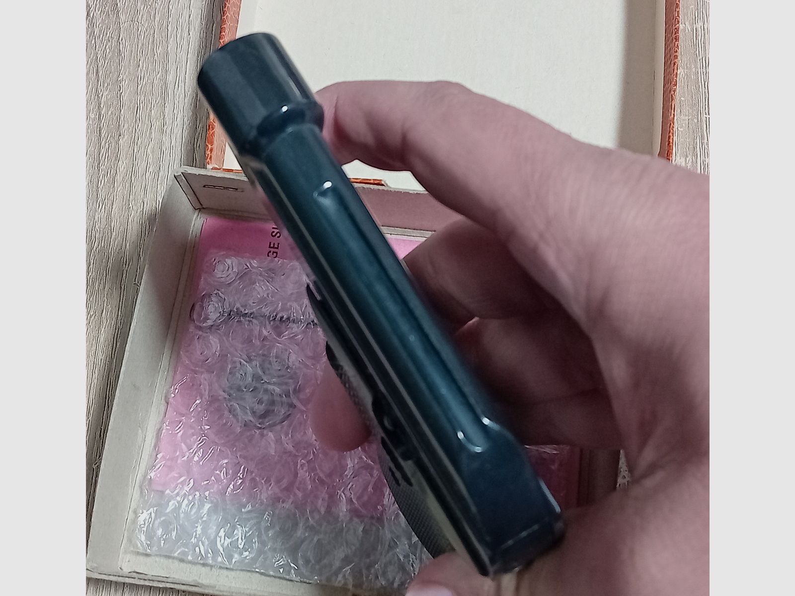 Zeldzame EM-GE Mod. 62 in kal. 6 mm Knall Flobert met verpakking!