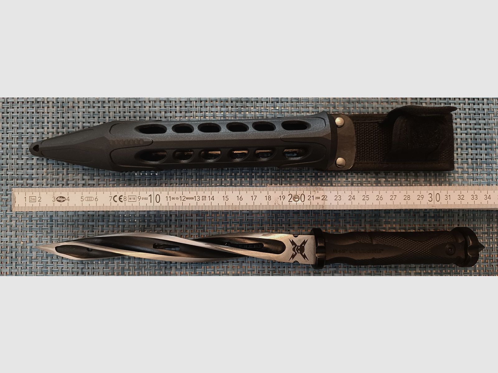 M48 CYCLONE Dolch Stoß Messer Glasbrecher 