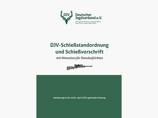 Brochure "Regolamento del poligono di tiro DJV e istruzioni di tiro"