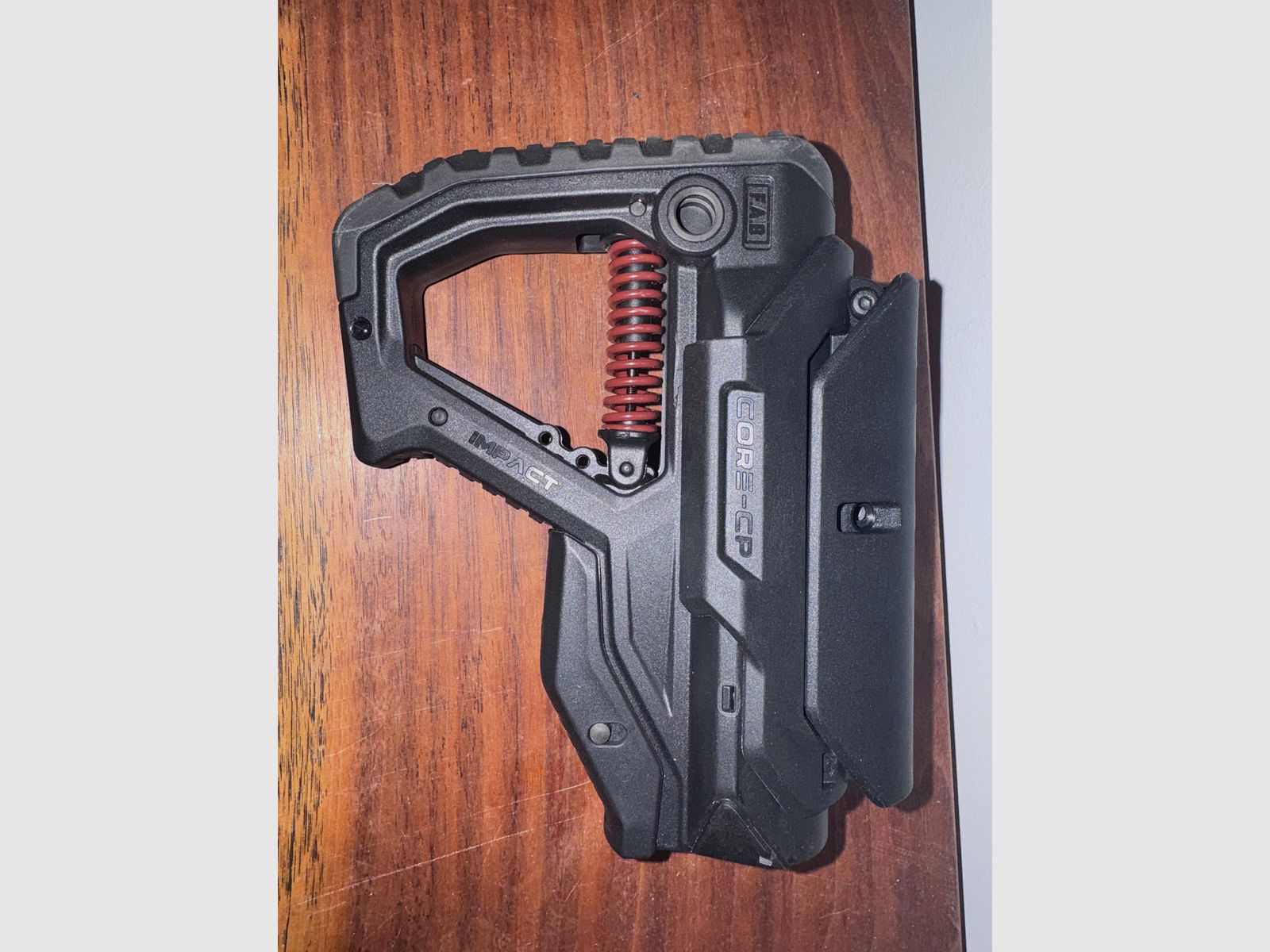 FAB Defense GL-CORE IMPACT CP, noir - stock télescopique AR15/AR10