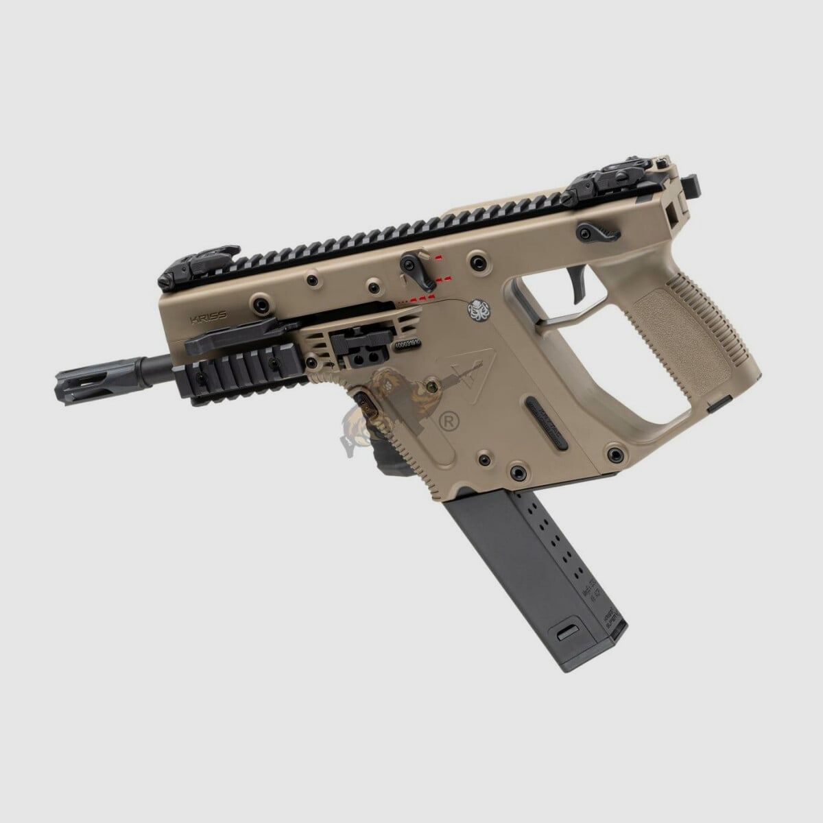 Kriss Vector V2 Airsoft en Dark Earth - max. 0,5 Joule (Krytac)