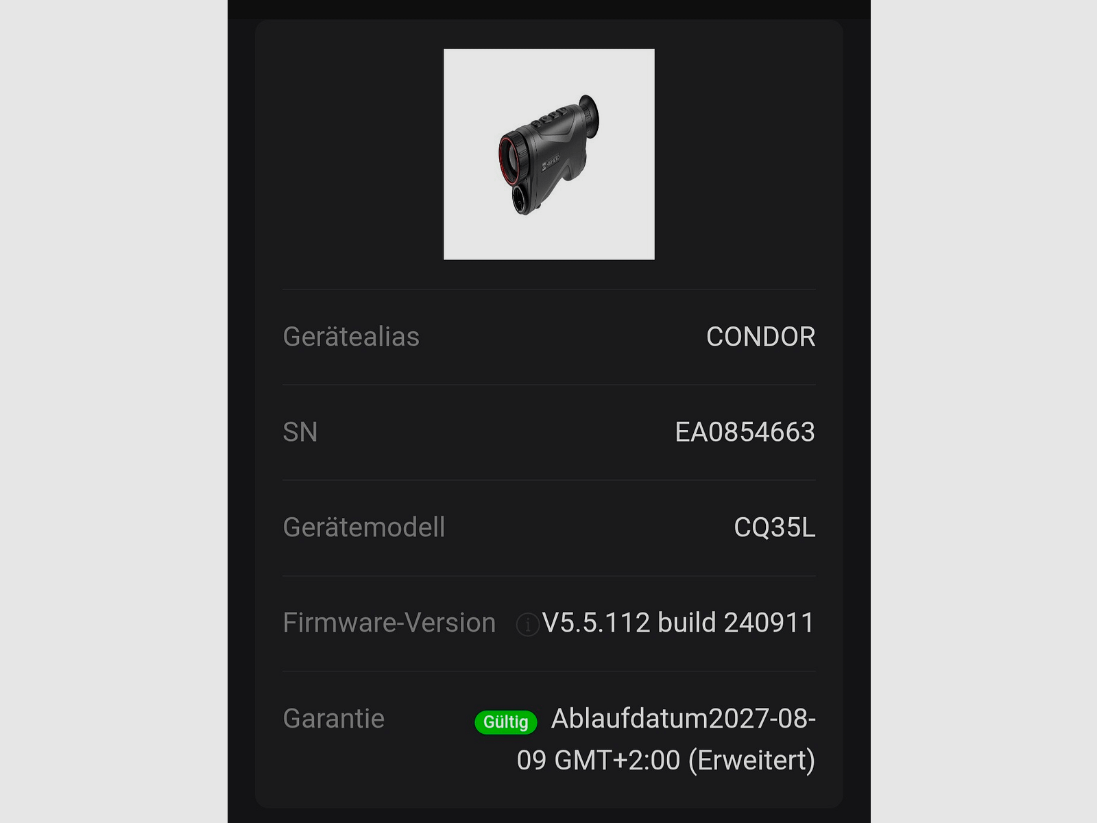 Hikmicro Condor CQ35L LRF