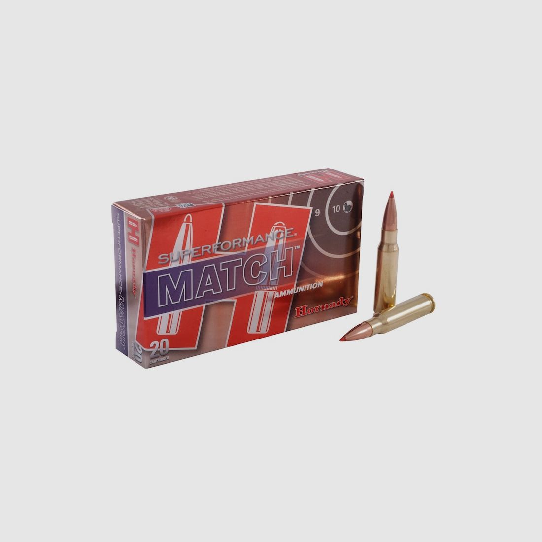 Hornady Superformance Match .308 Win. 168GR ELD Match 20 Patronen