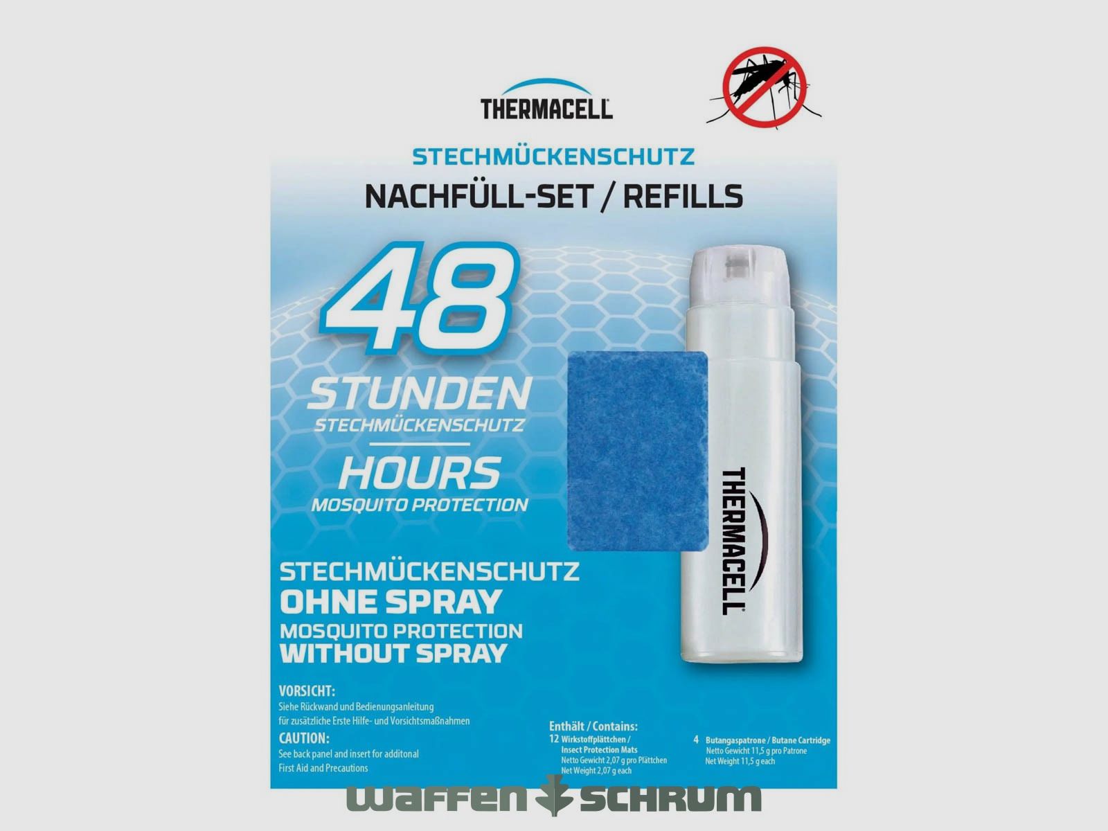 Thermacell 48h Nachfüllpackung R-4 Kompatibel mit Thermacell Handgeräten