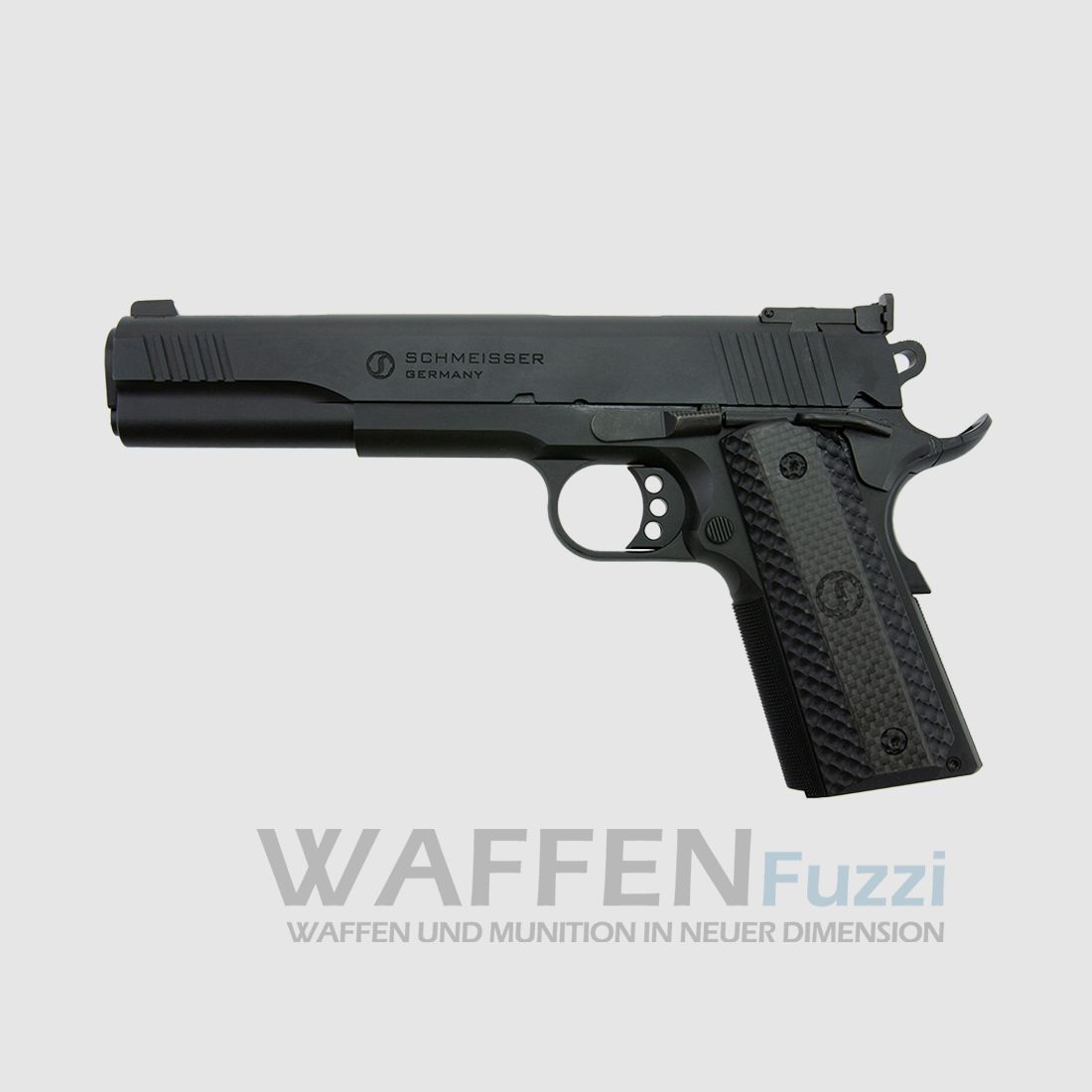 Pistole Schmeisser Hugo 1911 Kaliber .45ACP 6 Zoll