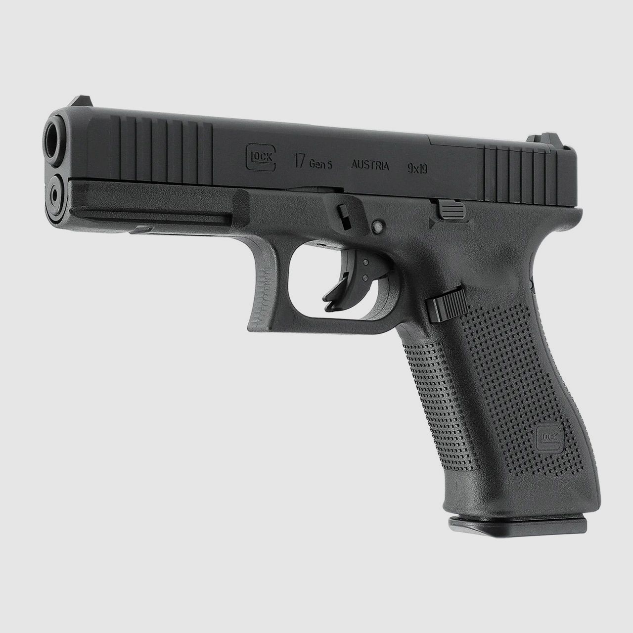 CO2 Softair Pistole Glock 17 Gen5 MOS Blow Back CNC-Aluminiumschlitten Kaliber 6 mm BB (P18)