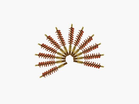 12 spazzole di pulizia in bronzo .38/357 pistola